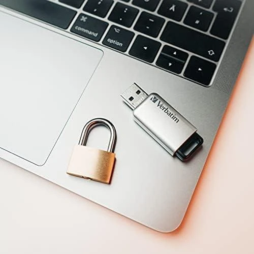 Pendrive Verbatim Secure Pro 32GB USB 3.2 Gen 1 sidabrinė 98665