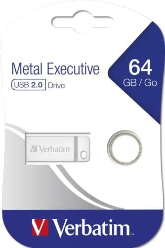 Pendrive Verbatim Metal Executive, 64 GB (98750)