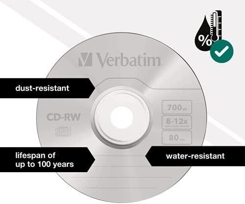 Verbatim CD-RW 12x 700 MB 10 vnt