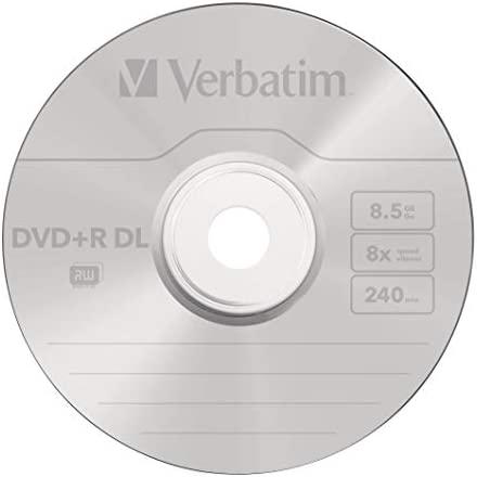 Verbatim DVD+R Double Layer 8x Matt Sidabrinis 25pk Spindle 8,5 GB DVD+R DL 25 vnt