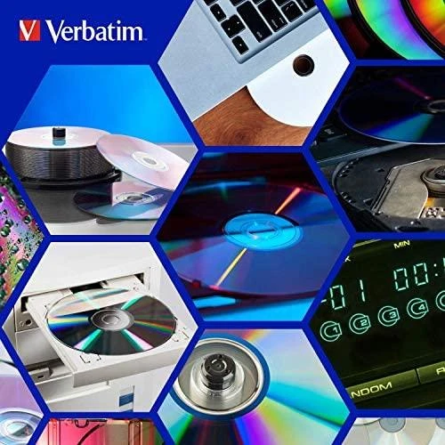 1x5 Verbatim DVD+RW 4,7GB 4x Speed Color Surface Slimcase
