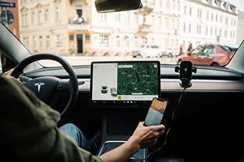 Automobilinis telefono laikiklis su beilaidžiu įkrovimu Verbatim FWC-02 15W Qi 49553