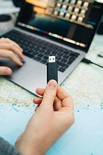 Verbatim Pendrive 32GB USB-A 3.2 PinStripe juodos spalvos 49317