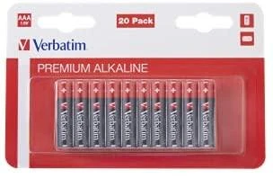 AAA Alkaline AAA 20pack Verbatim