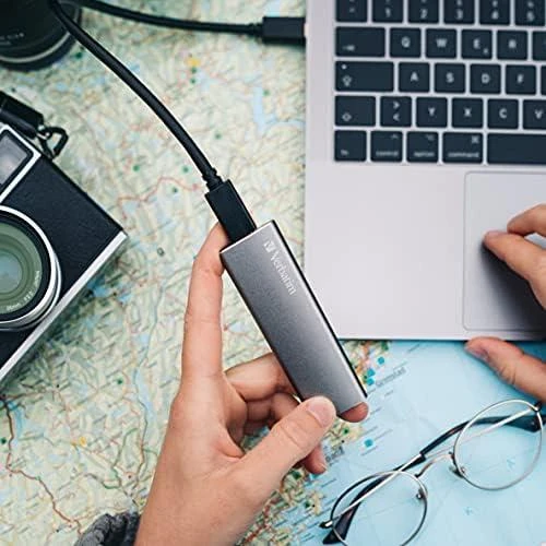 Išorinis kietasis diskas SSD Verbatim Vx500 480GB, USB 3.1, Gen 2, pilkas / V47443