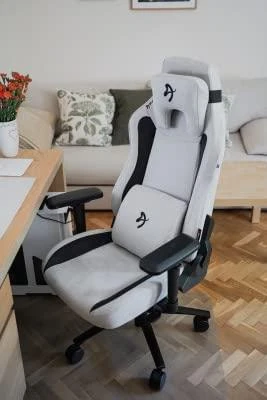 Arozzi Fabric žaidimų kėdė Vernazza Supersoft Light Pilkas