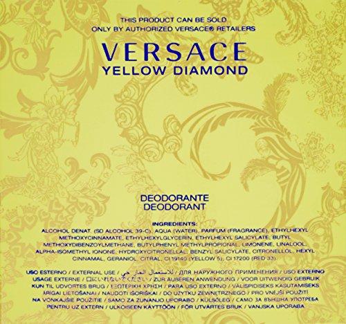 Versace Geltona Diamond purškiamas dezodorantas moterims, 50 ml