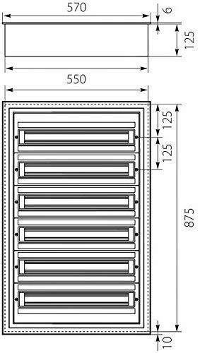 Elektro Plast ROZDZ.P/T 6X24M. IP54 DARP-144 QUITELINE