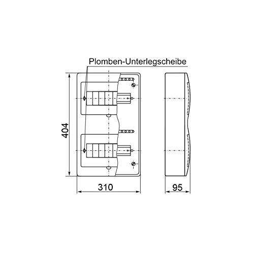 Elektro Plast 7.5 Moduliniai skirstomieji įrenginiai 2x12 paviršiuje montuojami IP40 RN-24 WAVE 7.5