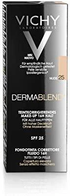 Vichy Dermablend Korekcinis pagrindas, 16h 25 Nude 30ml