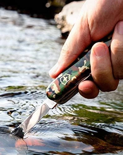 Šveicarija Victorinox Huntsman camouflage peilis