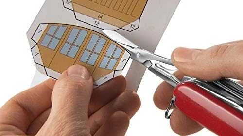 Victorinox Mountaineer peilis su atlenktomis žirklėmis