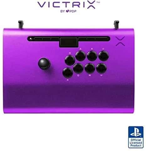 pdp Victrix Pro FS Arcade Fight Stick -peliohjain, purpura, PS4 / PS5 / PC