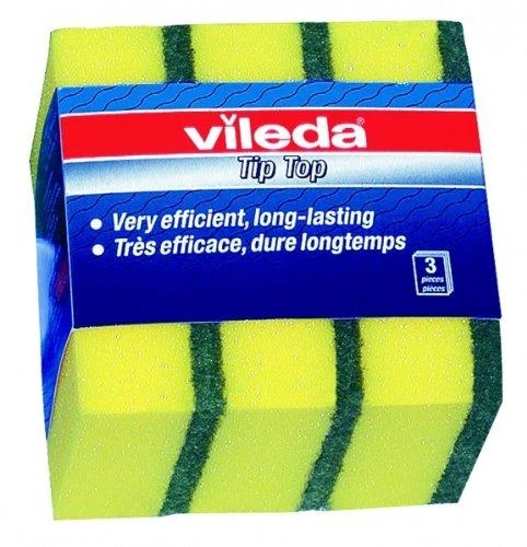 VILEDA Tip Top universalios kempinės kasdieniam valymui, 3 vnt.