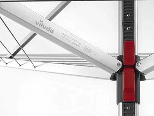Vileda Sun Lift Compact 168250 lauko drabužių džiovintuvas Juoda, Balta Aliuminis 40 m