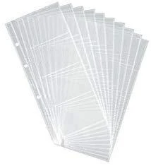 Durable Patvarūs papildymai Visifix 2385 ir 2387 vizitinių kortelių laikikliams 10vnt. scaidrus (2387-19)