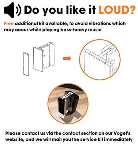 Vogels SOUND 4201 sieninis laikiklis, skirtas Sonos PLAY:1 / Vienas baltas