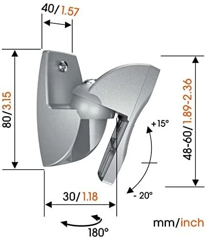 Laikiklis VOGEL'S VLB-500 Laikiklių komplektas juodi