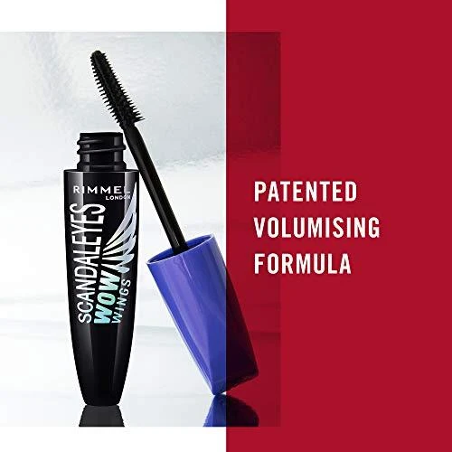 Rimmel London Scandaleyes Wow Wings blakstienų tušas 003 Extreme Juodas 12ml