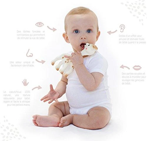 VULLI Sophie la girafe kramtukas dovanų pakuotėje 0m+ So'pure 616331