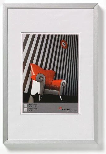 Nuotraukų rėmelis walther design AJ045S Chair 30x45cm aliuminio, sidabrinis