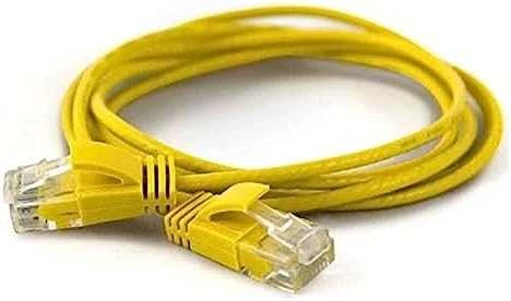 Wantec Wantec wW Komutacinis kabelis CAT6A (apie 2,8mm) UTP geltonas 0,20m (7282)