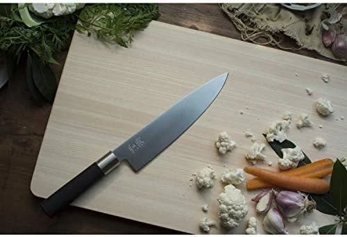 Japoniško plieno peilis KAI Wasabi juodas DM6720C peilis, 20 cm ašmenys