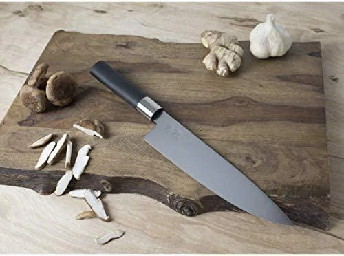 Japoniško plieno peilis KAI Wasabi juodas DM6720C peilis, 20 cm ašmenys