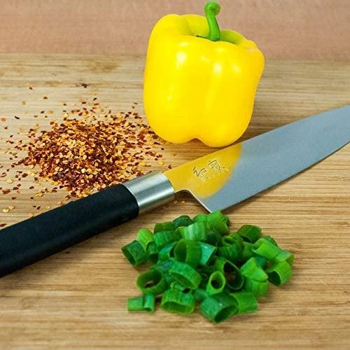 Japoniško plieno peilis KAI Wasabi juodas DM6720C peilis, 20 cm ašmenys