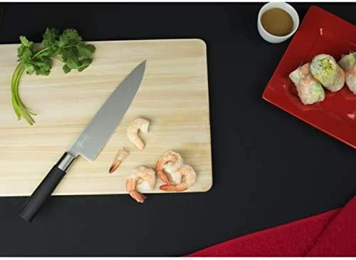 Japoniško plieno peilis KAI Wasabi juodas DM6720C peilis, 20 cm ašmenys