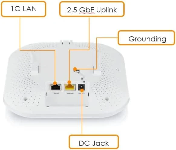 „Zyxel Networks“ ZYXEL WAX630S AX3000 2X2+4X4 MU-MIMO, IŠMANI ANTENA, ĮSKAIČIUOTA 1 METŲ NEBULA PRO, 1X1G ir 1X1/2,5 GB LAN PRIEŠVAS, POE+(802.3AT), ATSKIRTI / NEBULADLOUD