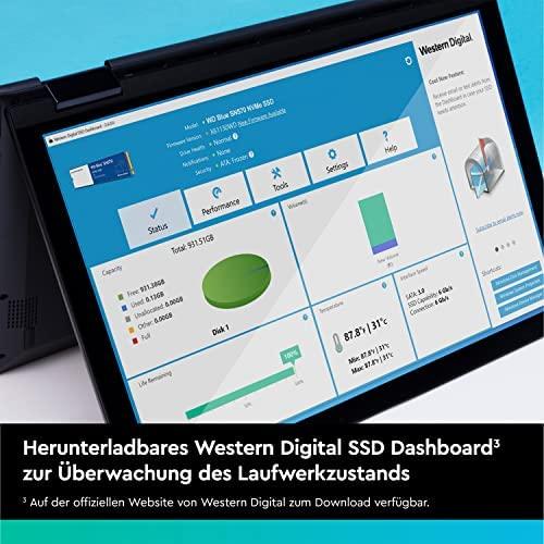 „SanDisk WD Mėlyna SSD SN570 NVMe 2TB M.2 2280 PCIe Gen3 8Gb/s vidinis, vienos pakuotės