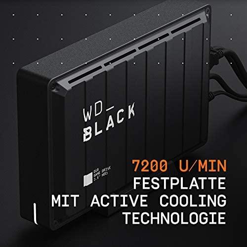 Kietasis diskas Sandisk WD Juodas D10 Game Drive 8TB