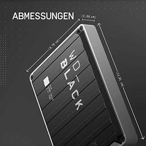 Sandisk Western Digital P10 Game Drive Išorinis kietasis diskas 4 TB 2.5" Micro-USB B 3.2 Gen 1 (3.1 Gen 1) Juodas