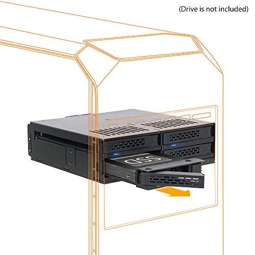 Carruzzo Icy Dock MB324SP-B diskų masyvas 0 TB Desktopas Juoda