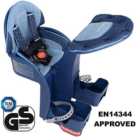 WeeRide Safe Front Deluxe Denim dviračio kėdutė
