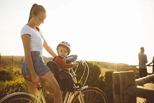 WeeRide Safe Front Deluxe Denim dviračio kėdutė