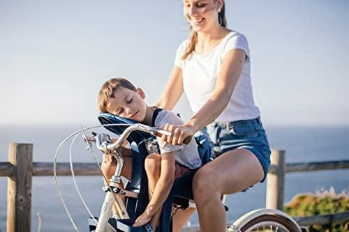 WeeRide Safe Front Deluxe Denim dviračio kėdutė