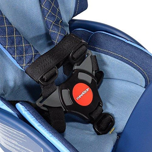 WeeRide Safe Front Deluxe Denim dviračio kėdutė
