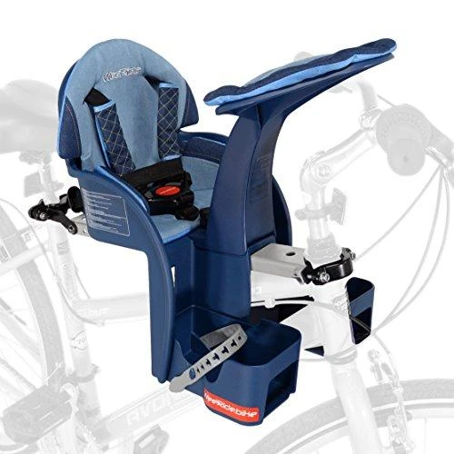 WeeRide Safe Front Deluxe Denim dviračio kėdutė