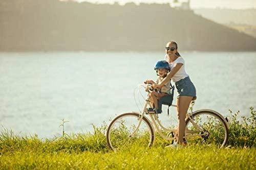 WeeRide Safe Front Deluxe Denim dviračio kėdutė