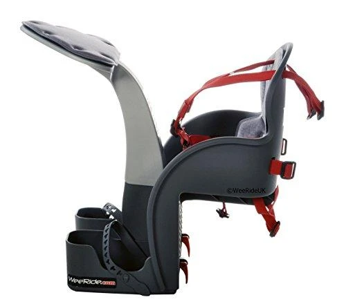 WeeRide Safe Classic GRAY/Raudonas Dviračio kėdutė JAV/ES vaikiškas balnelis
