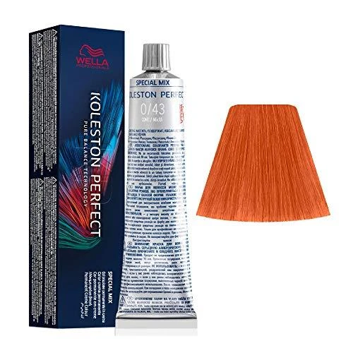 Wella Professionals Koleston Perfect Special Mix ilgalaikiai plaukų dažai 0/43 Auksinė Raudona, 60 ml