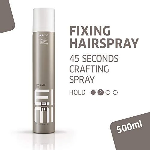 45 sekundes džiūstantis plaukų lakas Wella Eimi Dynamic Fix 500 ml