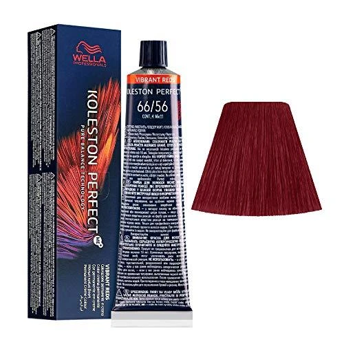 Wella Koleston Perfect 66/56 plaukų dažai su spalvos pavyzdžiu