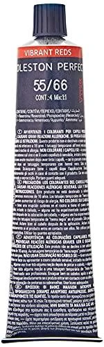 Wella Professionals Koleston Perfect ilgalaikiai plaukų dažai 55/66 šviesiai kaštoninė tamsiai violetinė, intensyvi, 60 ml