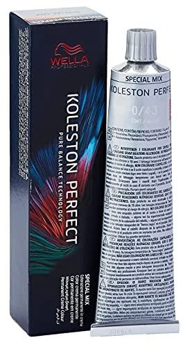 Wella Professionals Koleston Perfect Special Mix ilgalaikiai plaukų dažai 0/43 Auksinė Raudona, 60 ml