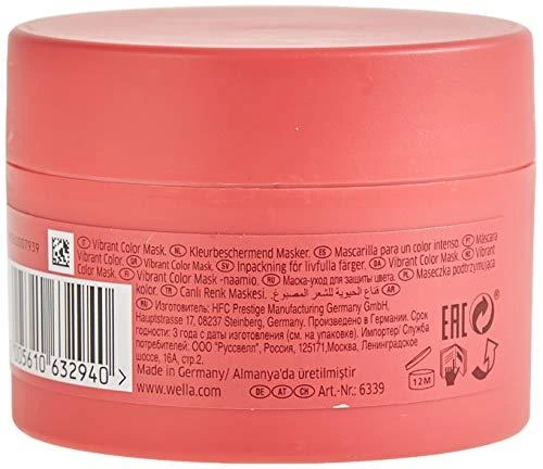 Dažytų plonų plaukų kaukė Wella Professionals Invigo Color Brilliance Fine/Normal Mask 150ml