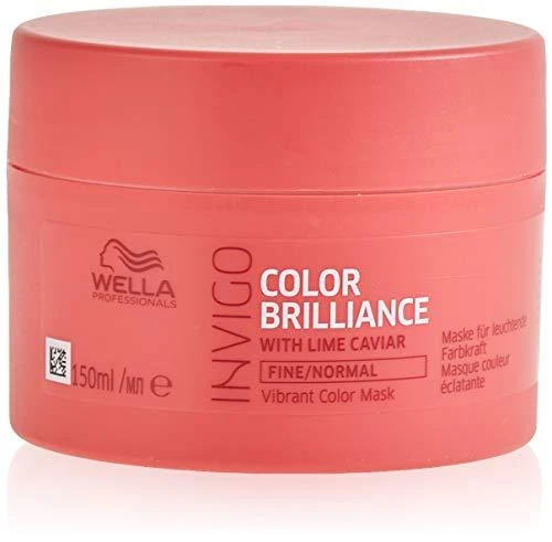 Dažytų plonų plaukų kaukė Wella Professionals Invigo Color Brilliance Fine/Normal Mask 150ml