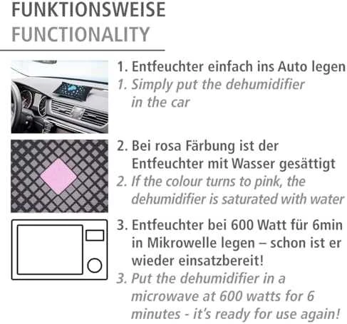 DROPS automobilio drėgmės sugėrikliai, 2 vnt., WENKO